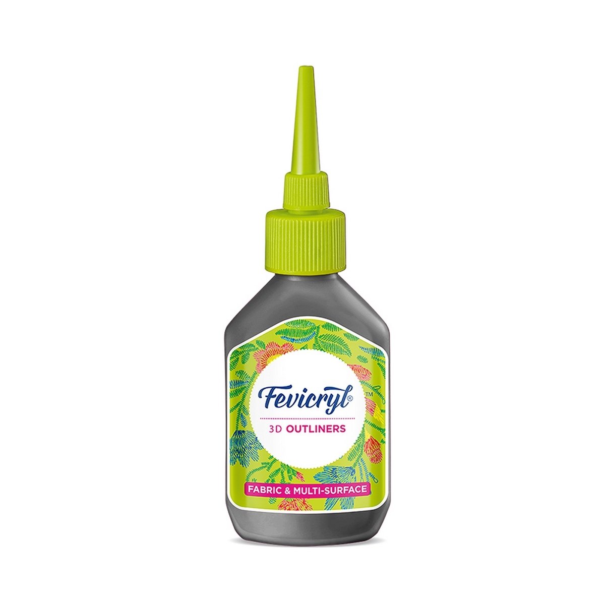 FEVICRYL 3D OUTLINER FABRIC & MULTI-SURFACE BLACK 708