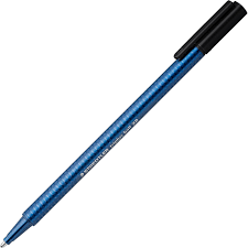 STAEDTLER 437 XB-9 TRIPLUS BALL PEN BLACK 1.6MM