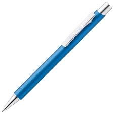 STAEDTLER 421-45 METAL ELANCE BALL PEN - METALIC BLUE