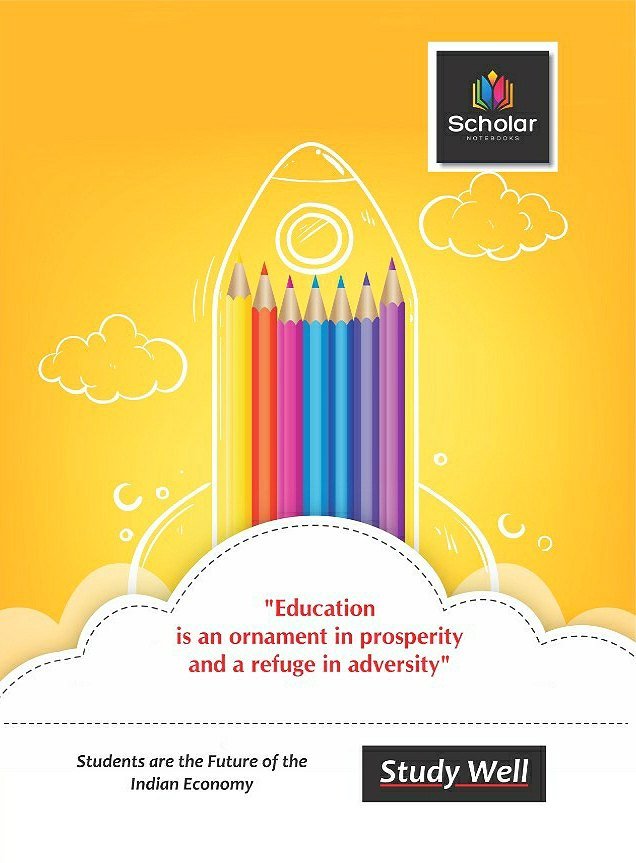 SCHOLAR SLB15 A4 EXERCISE NOTEBOOK 172PAGES