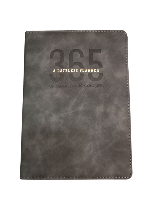 SCHOLAR 365 A5 PLANNER JOURNAL NOTEBOOK 416PAGES - GREY