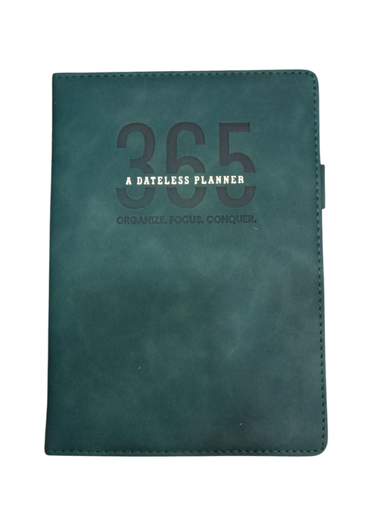 SCH 365PL A5 PLANNER JOURNAL GREY 799