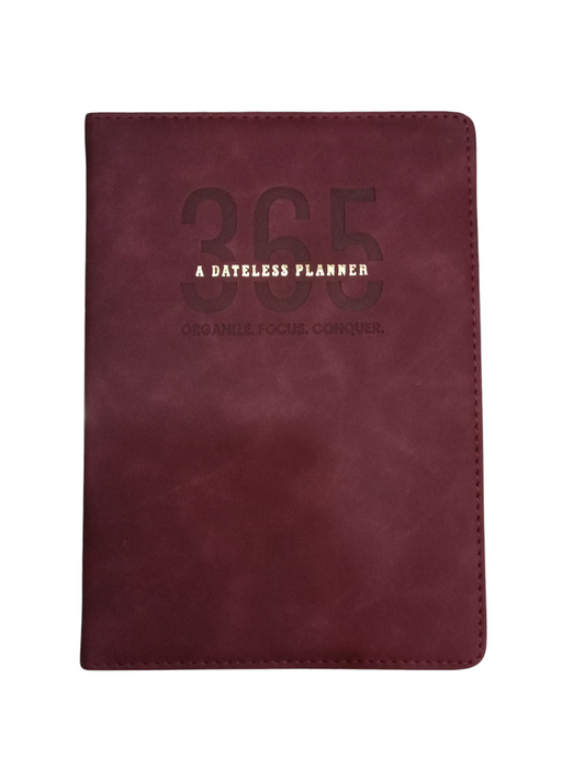 SCHOLAR 365 A5 PLANNER JOURNAL NOTEBOOK 416PAGES - PLUM