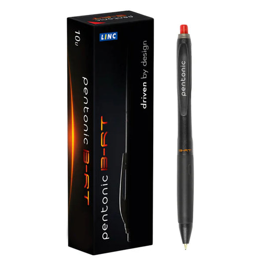 PENTONIC B-RT BALL PEN PACK OF 12PCS - RED