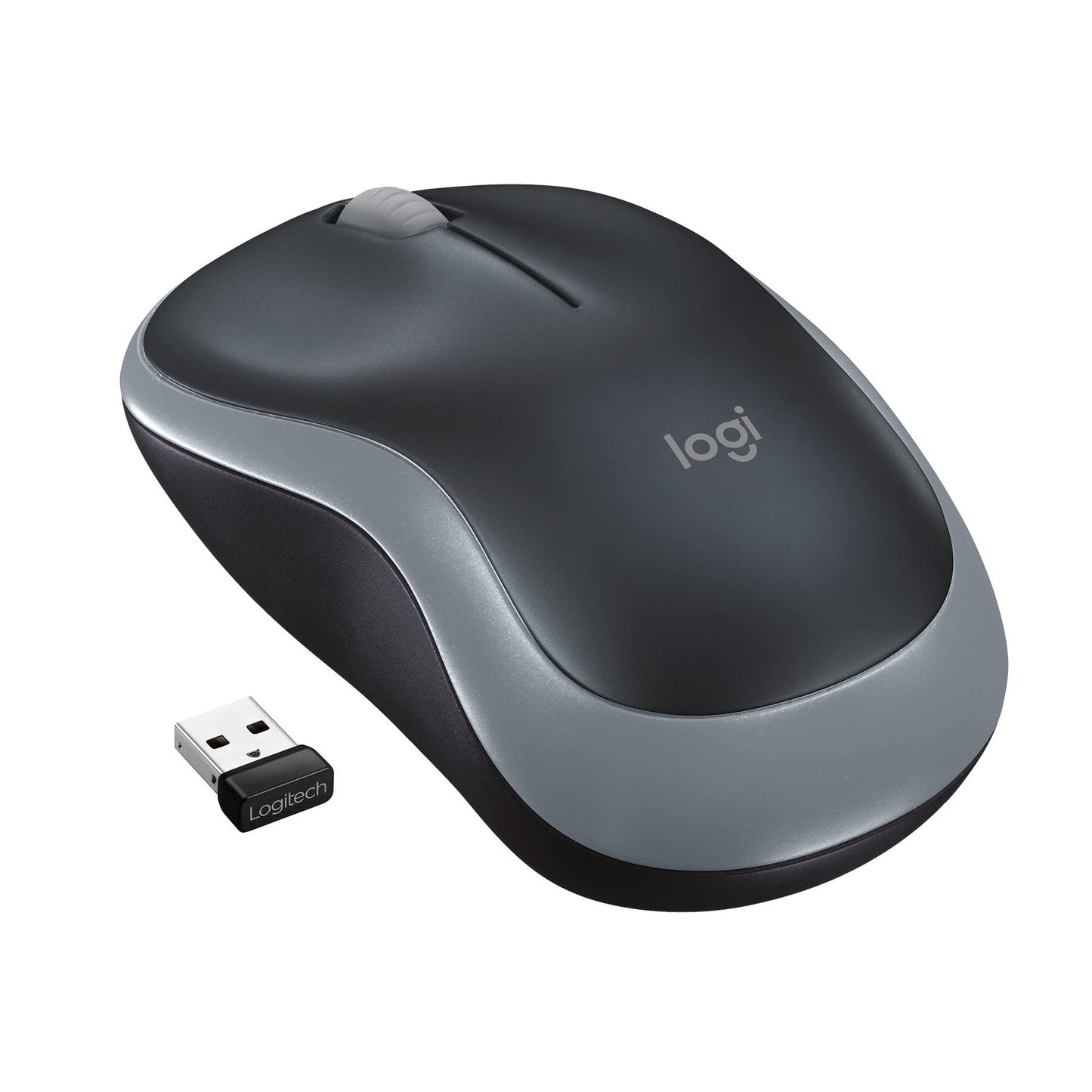 LOGITECH M 185 BLACK WIRELESS MOUSE