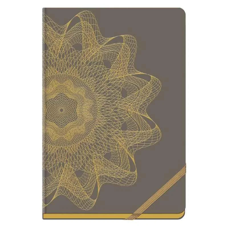 HQ 27066 A5 GOLD RUSH NOTEBOOK 192PAGES - GREY