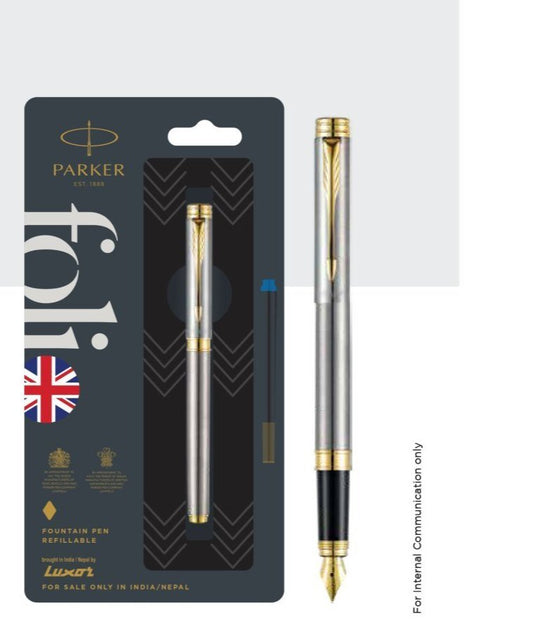 PARKER FOLIO STAINLESS STEEL GT FP