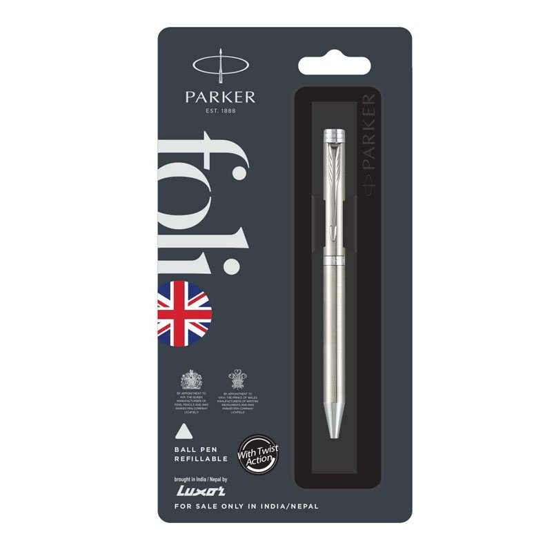 PARKER FOLIO  STAINLESS STEEL CHORME TRIM BP 350