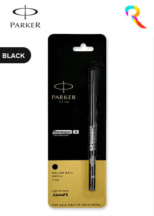 PARKER REFILL NAVIGATOR FINE ROLLER BALL PEN - BLACK