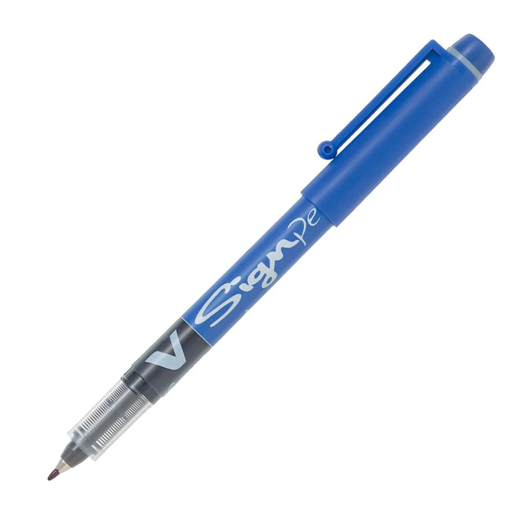 PILOT 1114 V SIGN PEN - BLUE