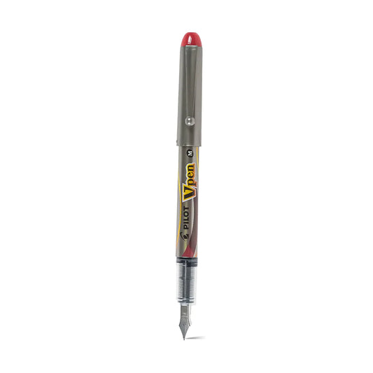 PILOT 1113 V FOUNTAIN PEN - RED
