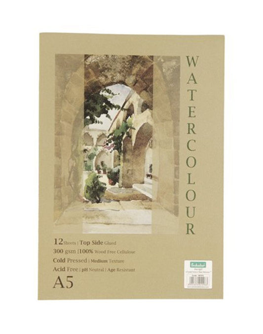 SCHOLAR WCP2 A5 WATER COLOR PAD 300GSM 12SHEET