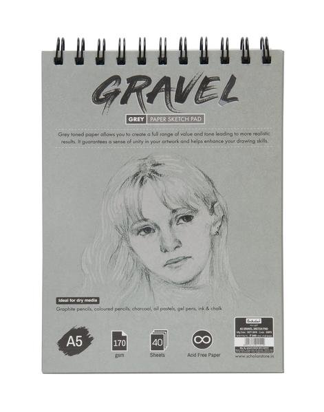 SCHOLAR GSP2 A5 GRAVEL SKETCH PAD