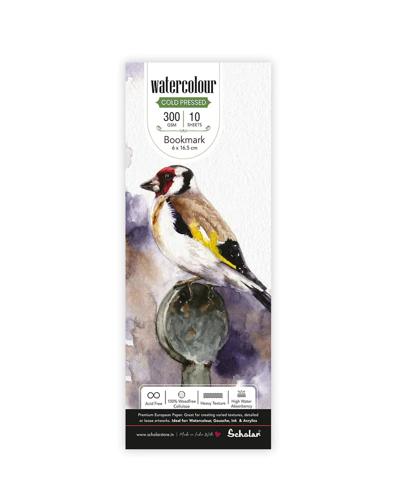 SCHOLAR WCL9 WATER COLOR COLD PRESS SHEET 300GSM 10SHEET