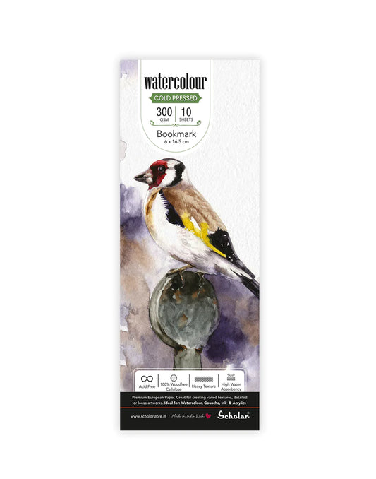 SCHOLAR WCL9 WATER COLOR COLD PRESS SHEET 300GSM 10SHEET