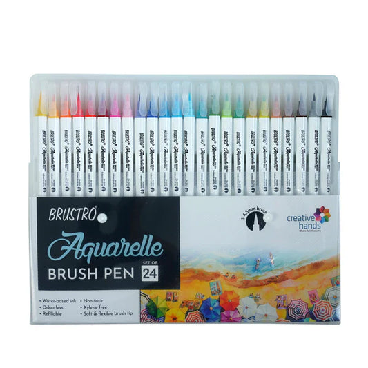 BRUSTRO AQUARELLE BRUSH PEN 24N