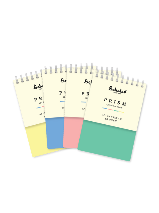 SCHOLAR SSP9 A7 PRISM SPIRAL PAD