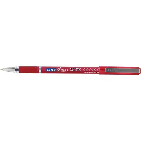 LINC GLYCER 10X BALL PEN RED