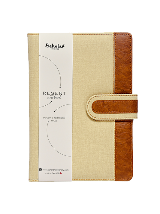SCHOLAR RGN2 A5 REGENT NOTEBOOK - KHAKHI