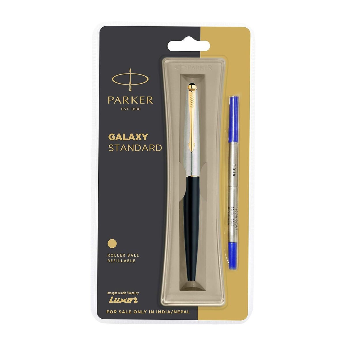 PARKER GALAXY STANDARD GOLD TRIM ROLLER BALL PEN