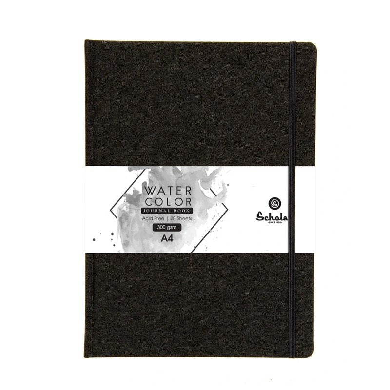 SCHOLAR WJ4 A4 WATER COLOR JOURNAL BOOK 300GSM 28SHEET