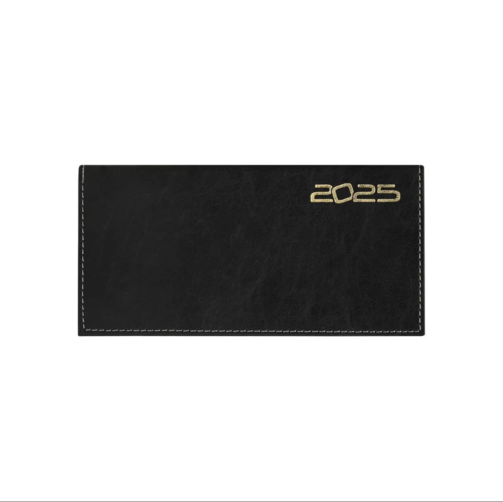 SCHOLAR 304 SLIM WEEKLY DIARY - BLACK