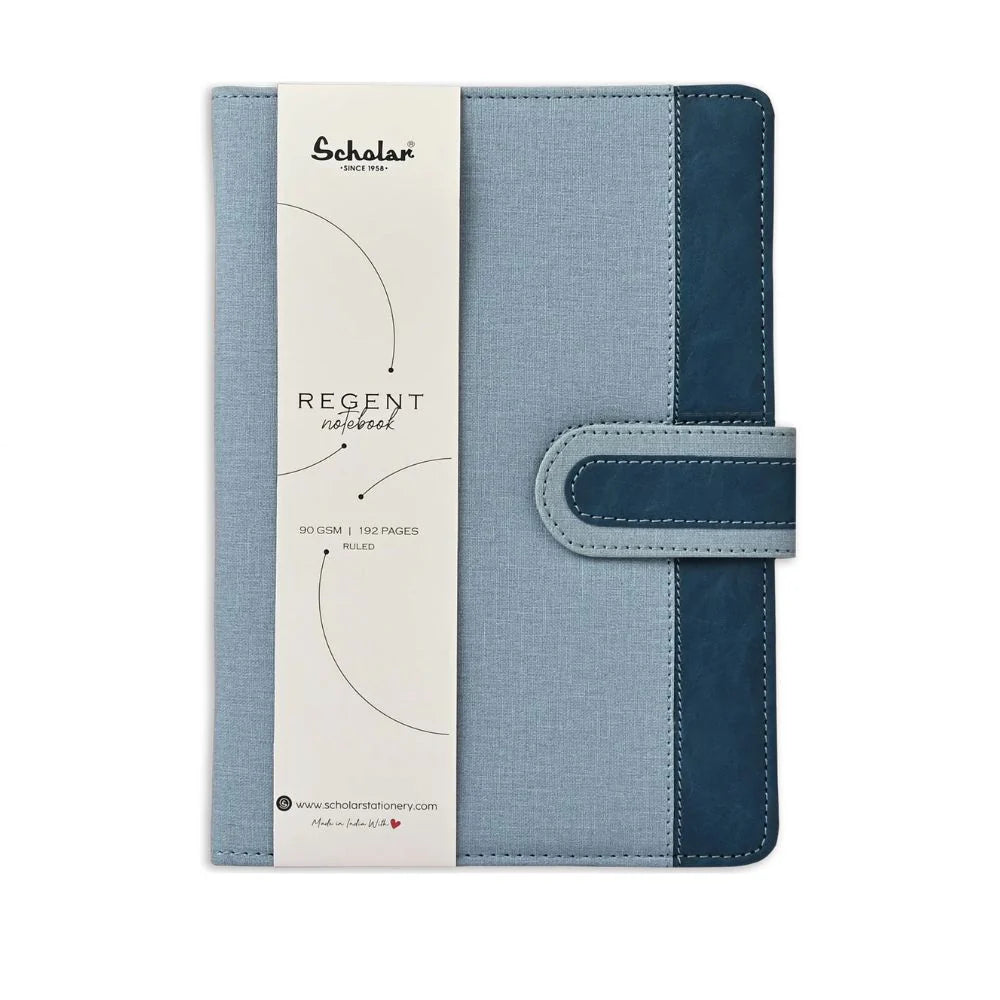 SCHOLAR RGN3 B5 REGENT NOTEBOOK 192PAGES - BLUE