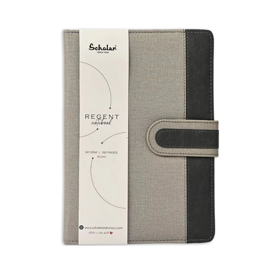 SCHOLAR RGN3 B5 REGENT NOTEBOOK 192PAGES - GREY