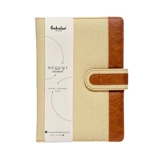 SCHOLAR RGN3 B5 REGENT NOTEBOOK 192PAGES - KHAKHI