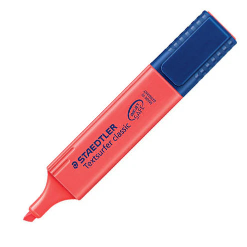 STAEDTLER 364-2 TEXTSURFER CLASSIC HIGHLIGHTER RED
