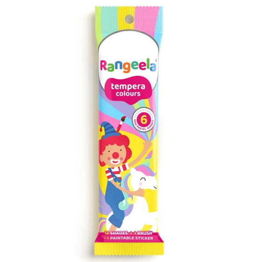 RANGEELA TEMPERA COLOR 12TUBE*3ML