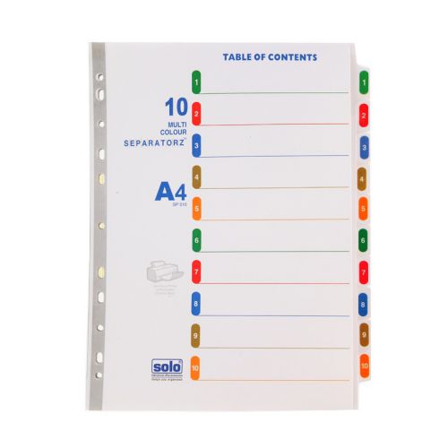 SOLO SP 510 SEPERATOR WITH INDEX 10N 80