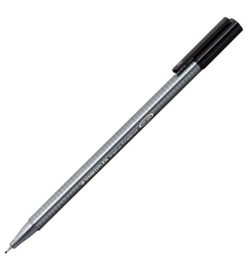 STAEDTLER 334 TRIPLUS FINELINER PEN - BLACK