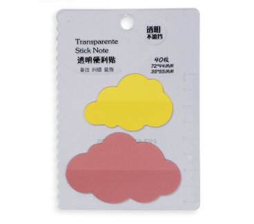 PLANFIX 22059 STICKY NOTES TRANSPARENTE