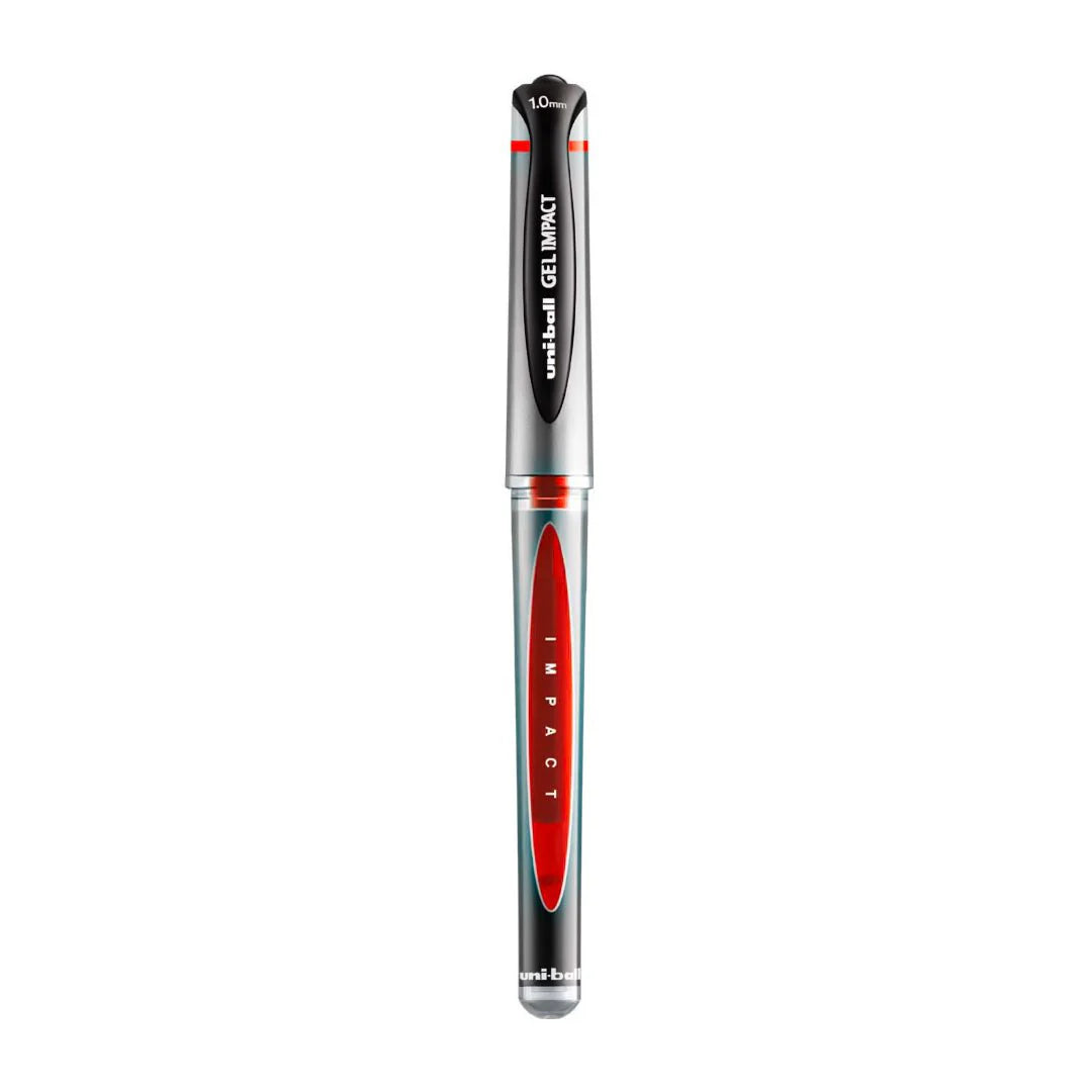UNIBALL 153S 1.0MM IMPACT RED GEL ROLLER BALL PEN