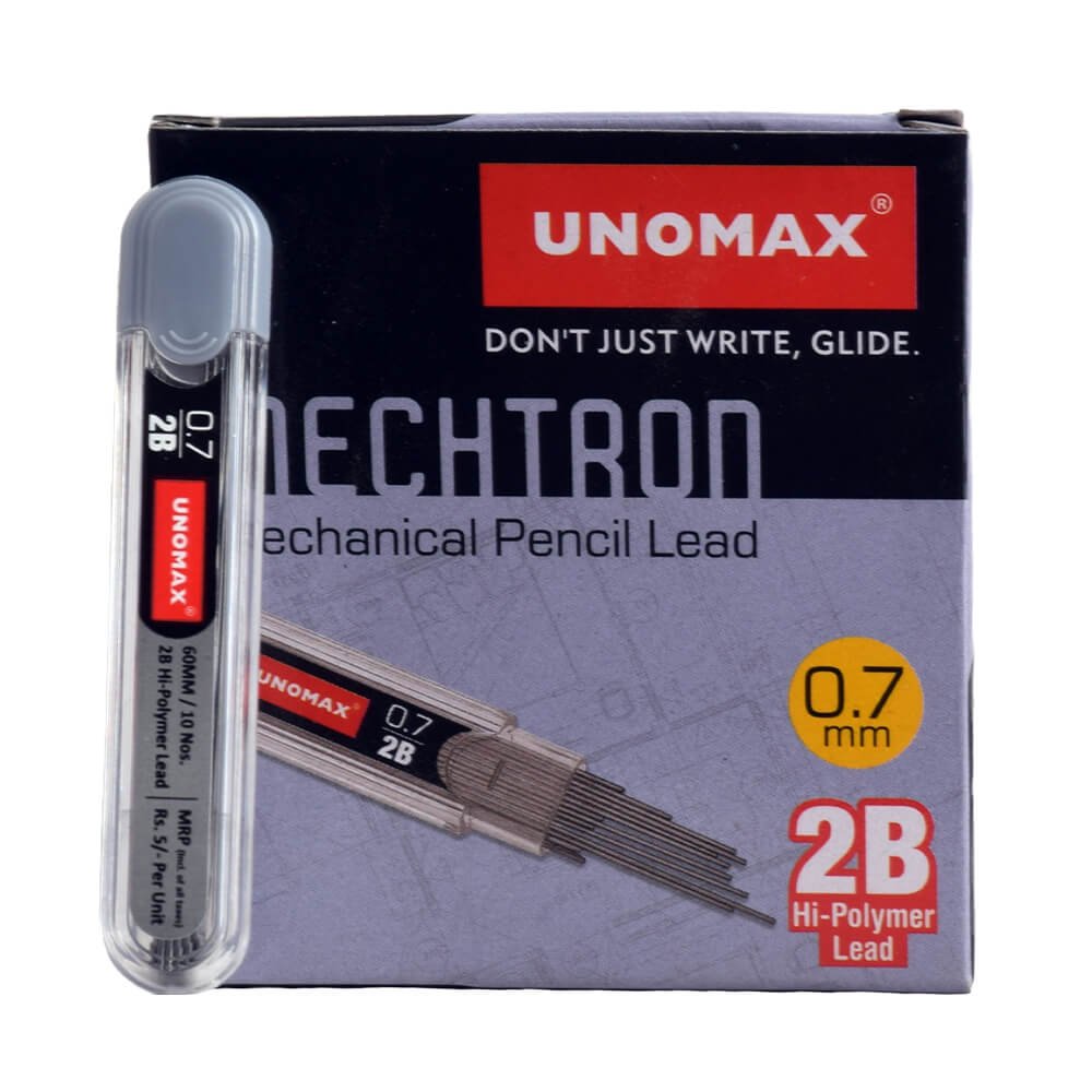 UNOMAX MECHTRON MECHANICAL PENCIL LEAD 0.7MM PACK OF 10N
