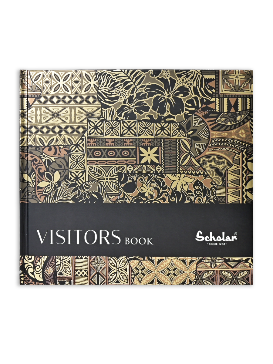 SCH VB7 SMALL VISITOR BOOK METTALIC 350