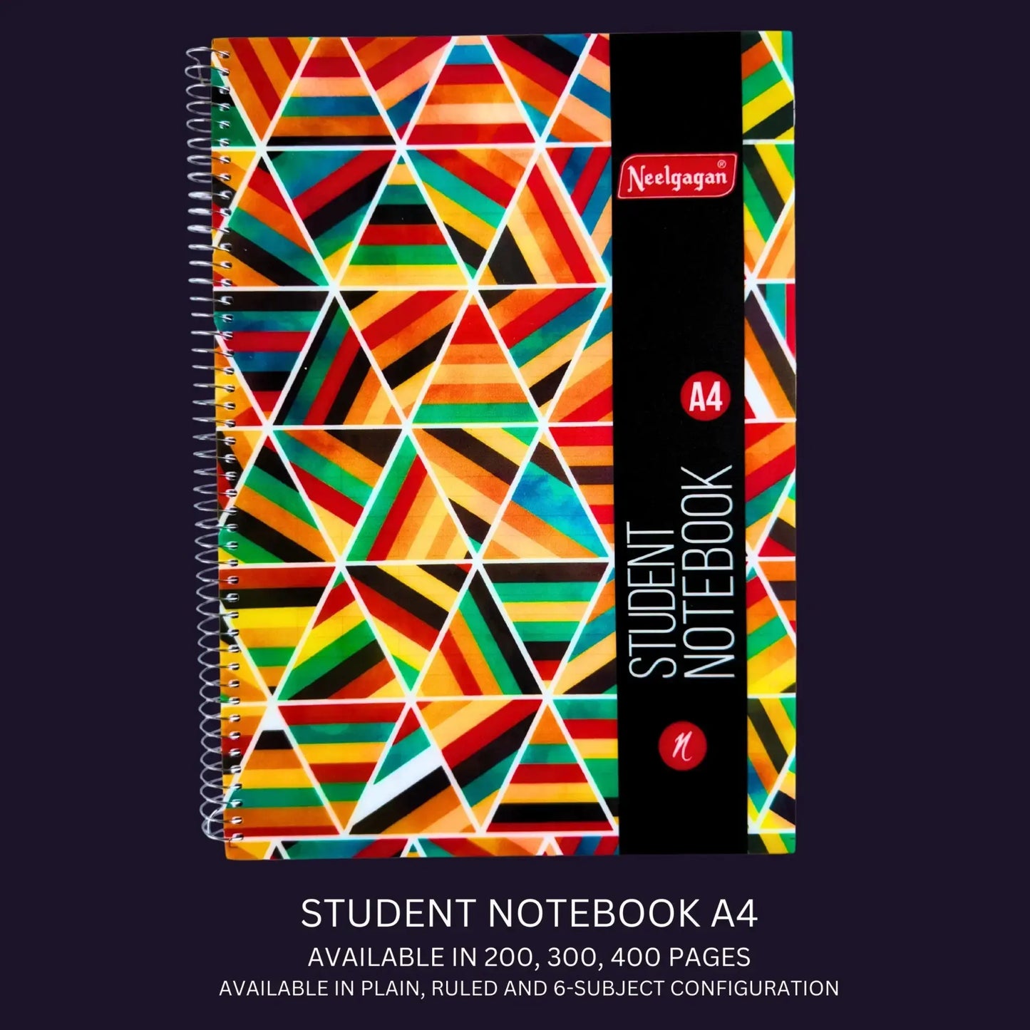 NEELGAGAN STUDENT SPIRAL RULED NOTEBOOK 500 PG