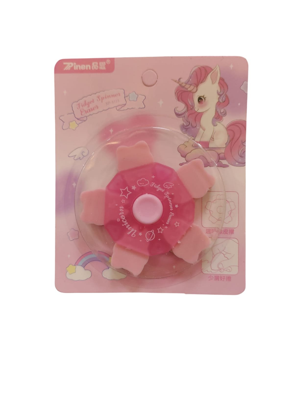 ERASER 3109 FIDGET SPINNER UNICORN