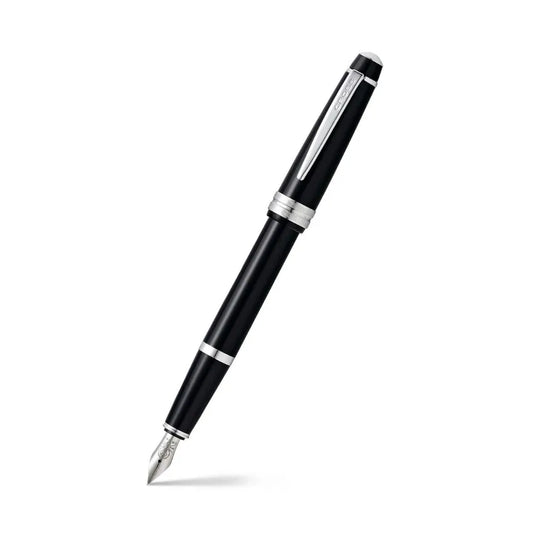 CROSS AT0746-1MS BAILEY BLACK CHROME TRIM FOUNTAIN PEN