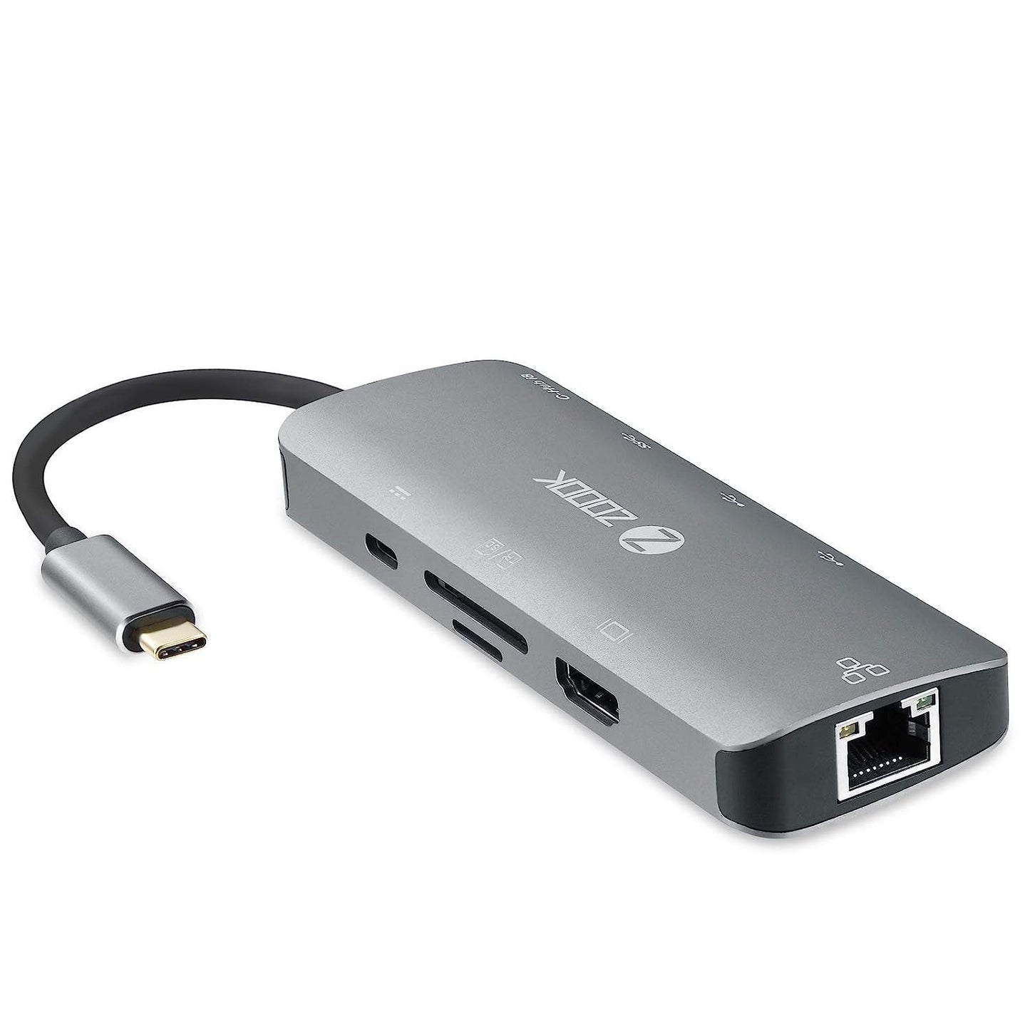 ZOOOK TYPE C HUB I8 MLTIPRT ADAPTER 5449