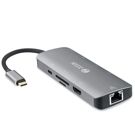 ZOOOK TYPE C HUB I8 MLTIPRT ADAPTER 5449
