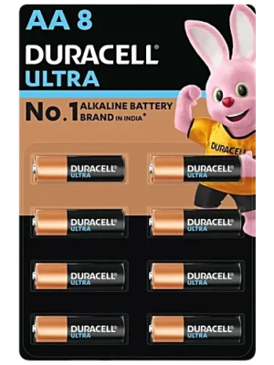 DURACELL AA ULTRA CARD OF 8 CELL