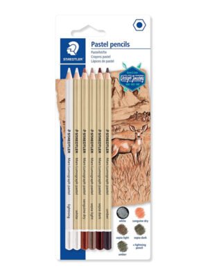 STAEDTLER 100P SBK6 PASTEL PENCILS PACK OF 6PCS