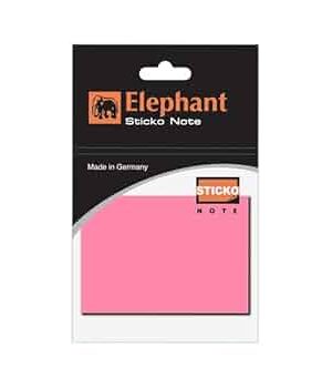 ELEPHANT 106959 3*3 STICKY NOTES NEON PINK