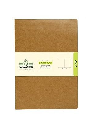 SCHOLAR KNB3P B5 KRAFT PLAIN NOTEBOOK