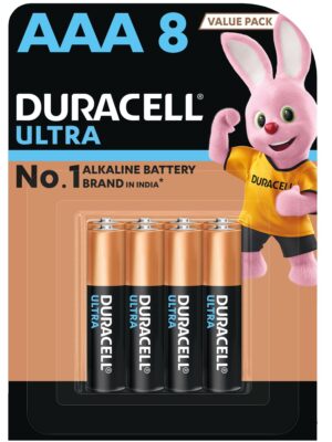 DURACELL AAA ULTRA  CARD OF 8PCS CELL