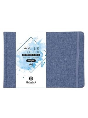 SCHOLAR WJ1 A6 WATER COLOR JOURNAL BOOK 300GSM 28SHEET
