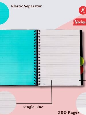 NEELGAGAN PREMIUM NOTEBOOK NO-2 5 SEGMENT 300 PAGES 322