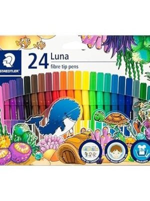 STAEDTLER 327 LWP24  LUNA FIBERTIP PEN SET PACK OF 24